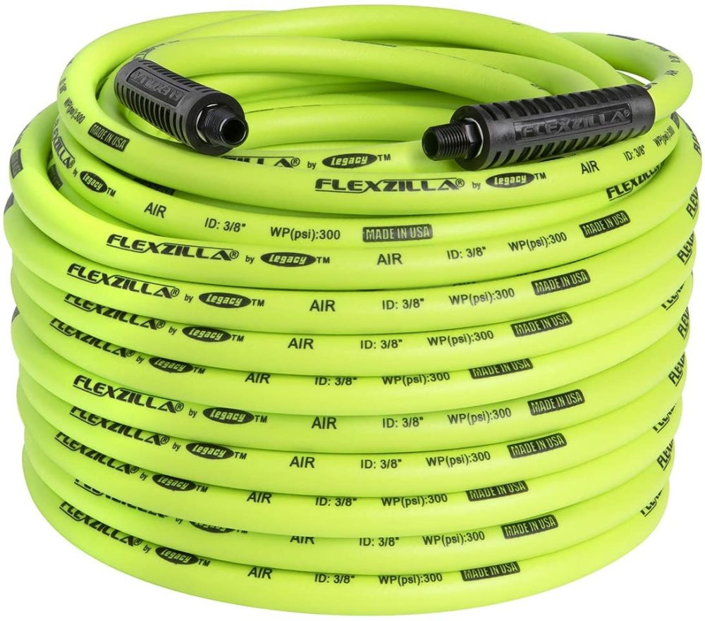 Legacy 3/8 In. x 100 Ft. Air Hose with 1/4 In. MNPT Fittings - Ascmtools