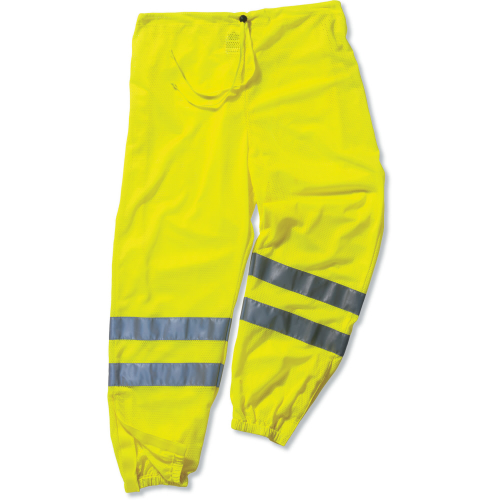 Ergodyne GloWear 8910 Class E Lime Hi-Vis Pants – 4X/5X - Ascmtools