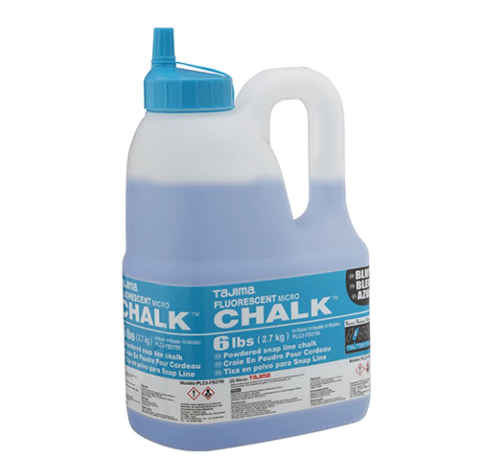 Tajima Micro Chalk Powdered Snap Line Chalk Fluorescent Blue 6 lbs - Ascmtools