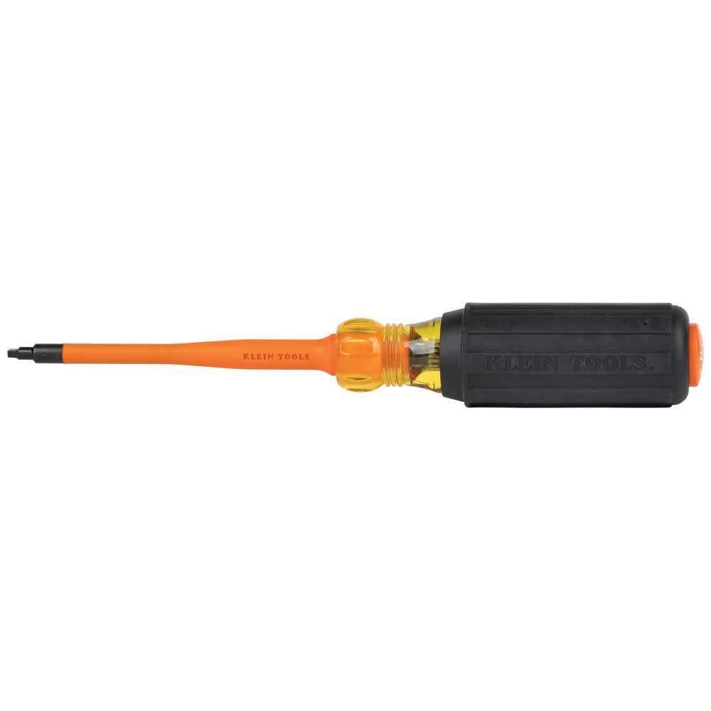 Klein Tools Insulated Screwdriver #1 SQ 4″ - Ascmtools