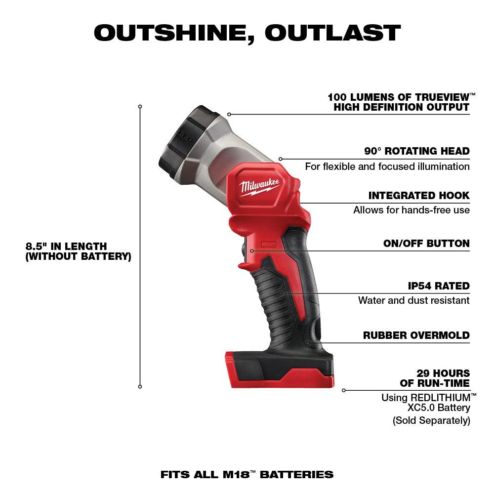 Milwaukee M18 Cordless Lithium-Ion 4-Tool Combo Kit - Ascmtools