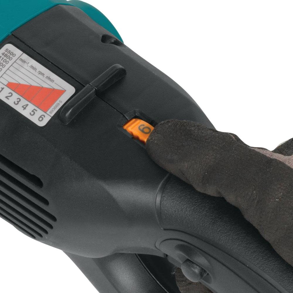Makita 5 in. Electronic Stone Polisher with Splash Guard - Ascmtools