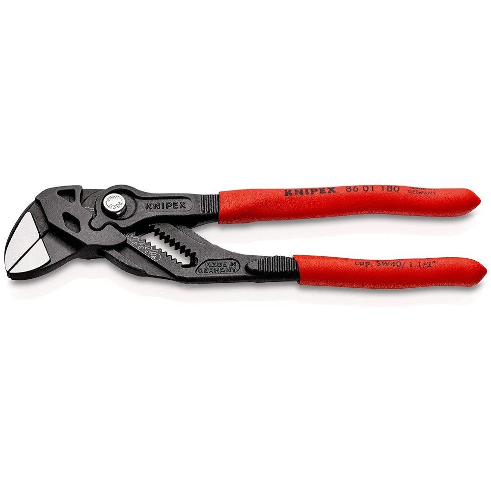Knipex Black Atramentized Pliers Wrench 180mm - Ascmtools