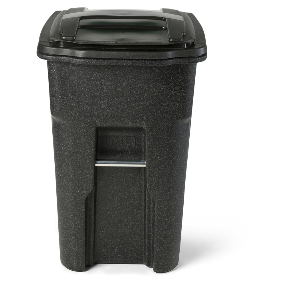 Toter 48 Gallon Trash Can with Smooth Wheels and Lid - Ascmtools