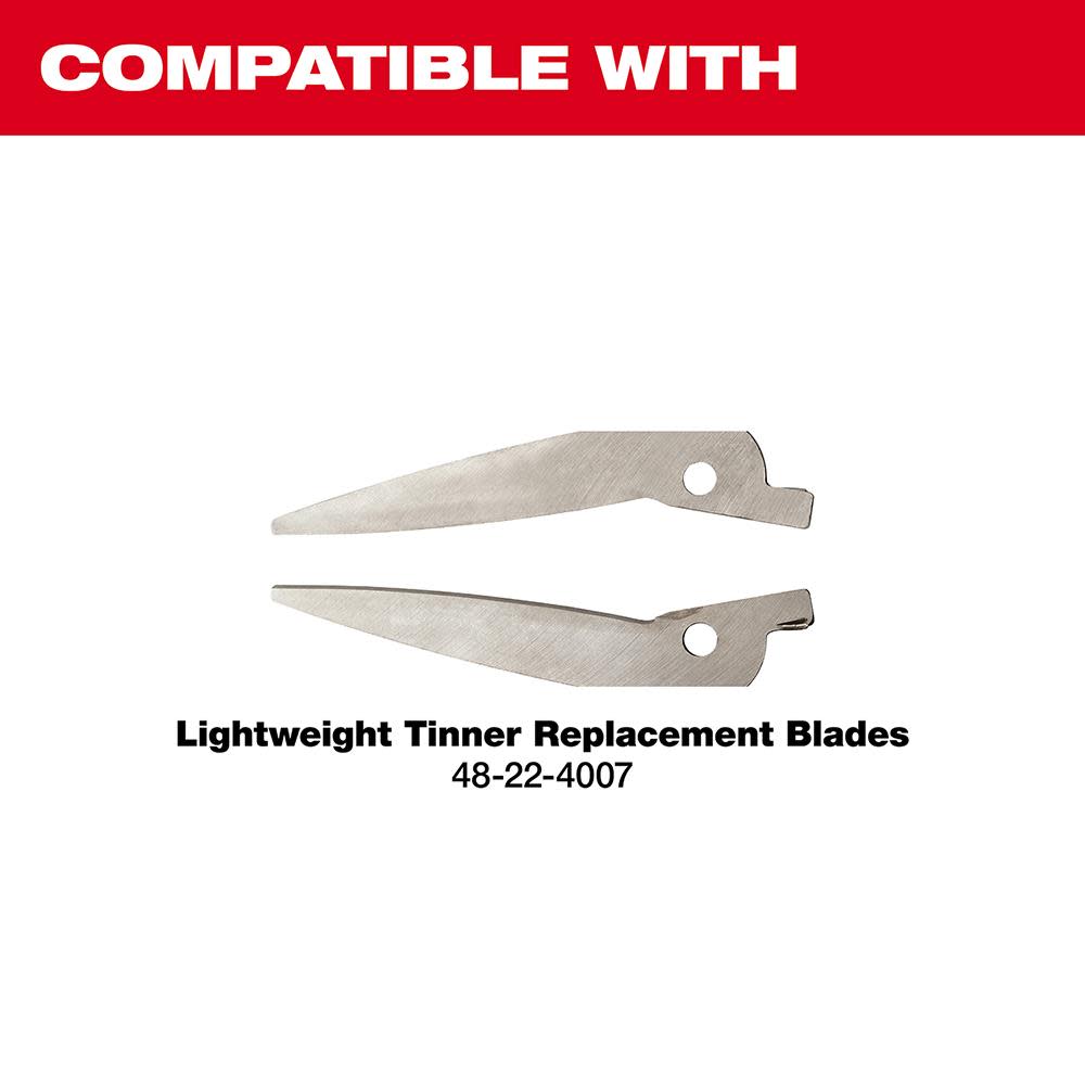 Milwaukee 13 in. Lightweight Tinner - Ascmtools