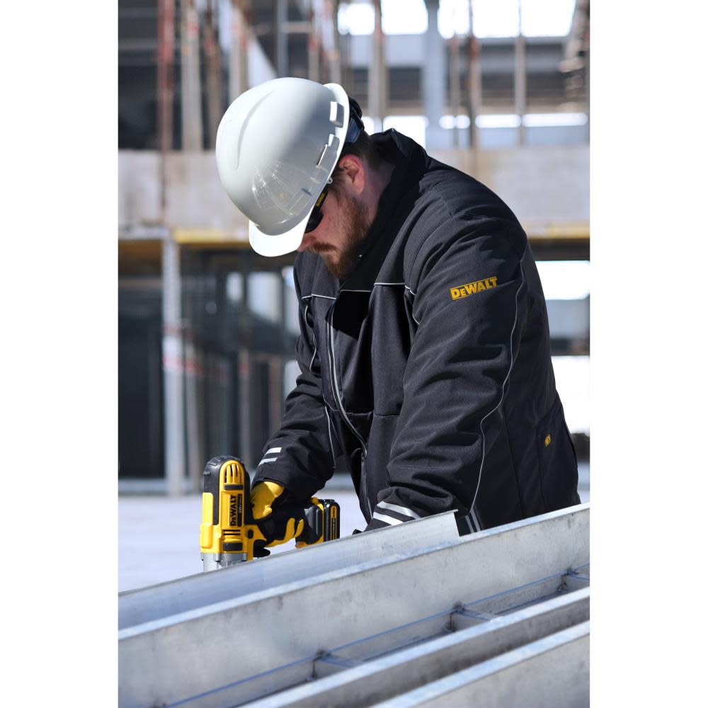 DEWALT Unisex Lightweight Heated Bare Tool Soft Shell Black Work Jacket Medium - Ascmtools
