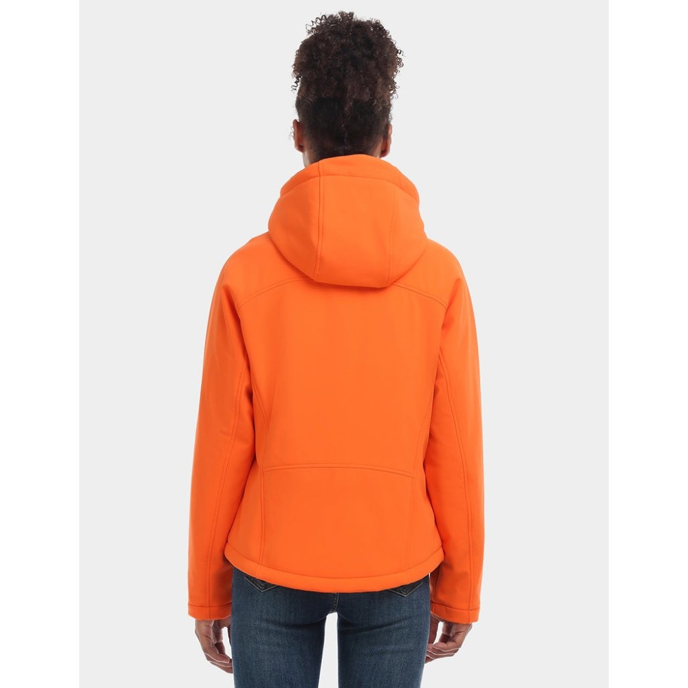 ORORO Womens Sunshine Orange Classic Heated Jacket Kit 2X - Ascmtools