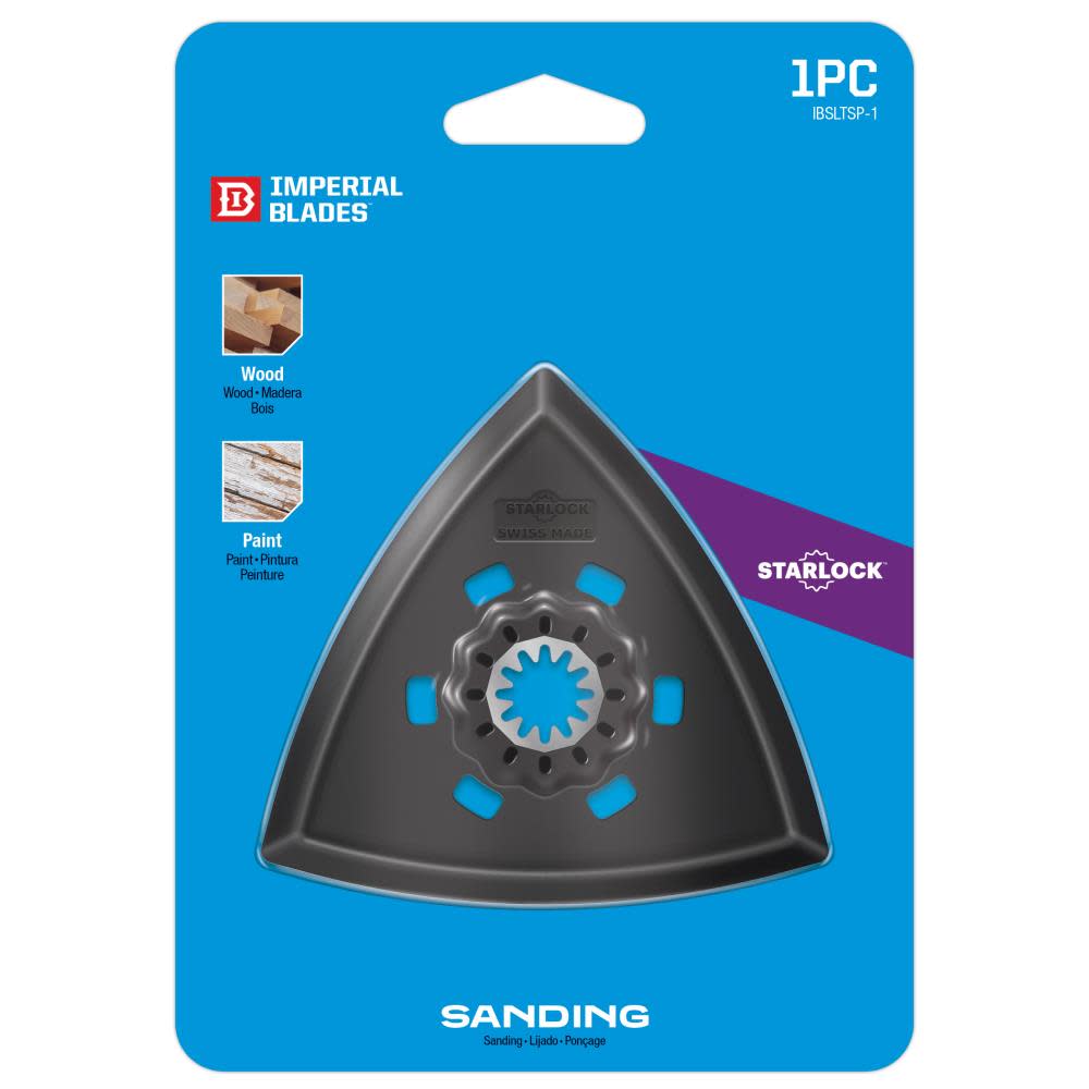 Imperial Blades Starlock 3 1/2″ Oscillating Triangle Sanding Pad 1pc - Ascmtools