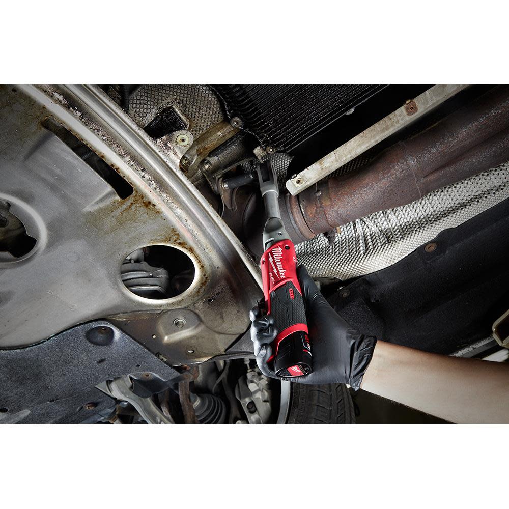 Milwaukee M12 FUEL 3/8 in. Extended Reach Ratchet 1 Battery Kit - Ascmtools