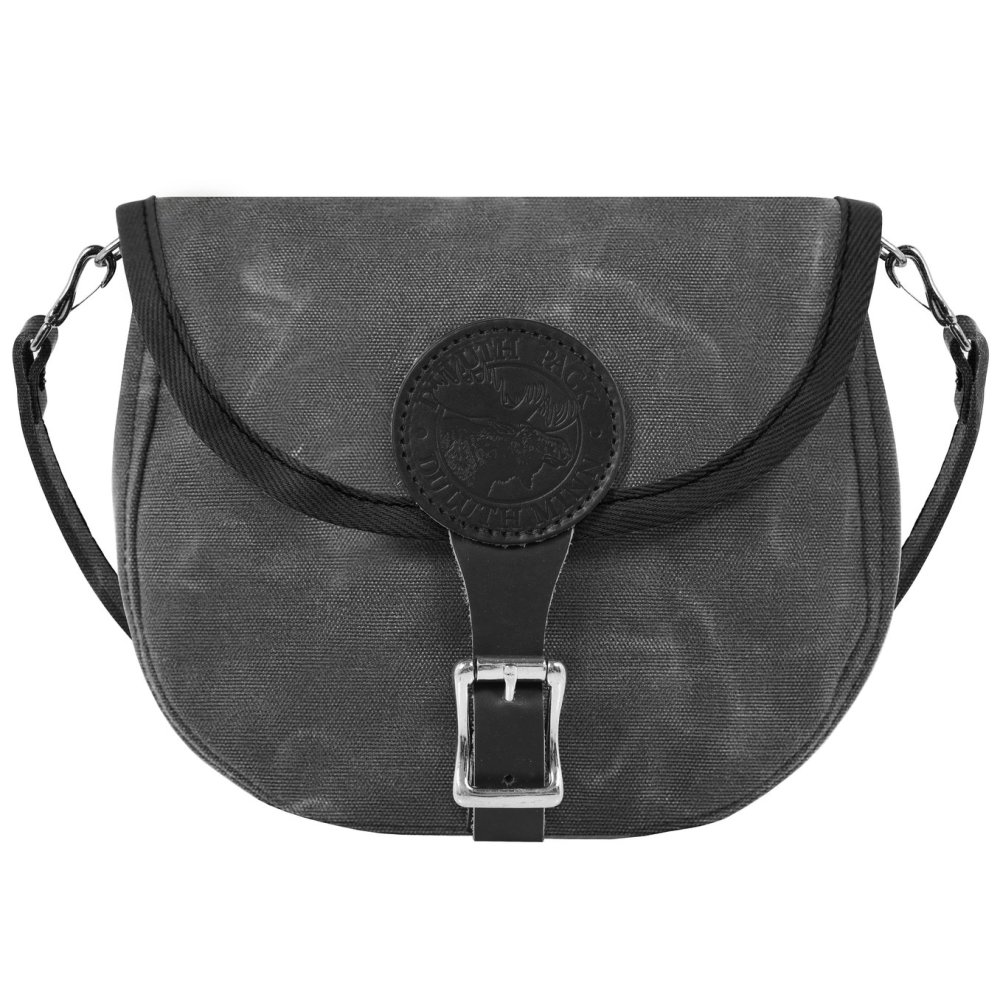 Duluth Pack 2 Liters Capacity Waxed Grey Small Standard Shell Purse - Ascmtools