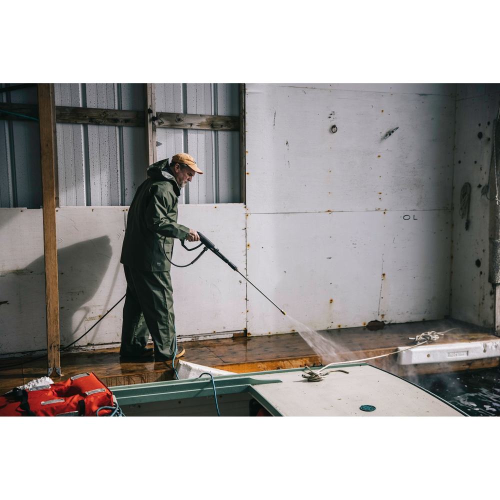 Helly Hansen Mandal Rain Jacket Polyester Army Green 4X - Ascmtools