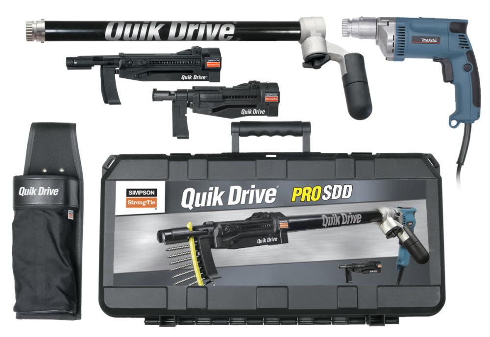 Quikdrive 1 to 3″ Fastening System with Makita Screwdriver Motor - Ascmtools