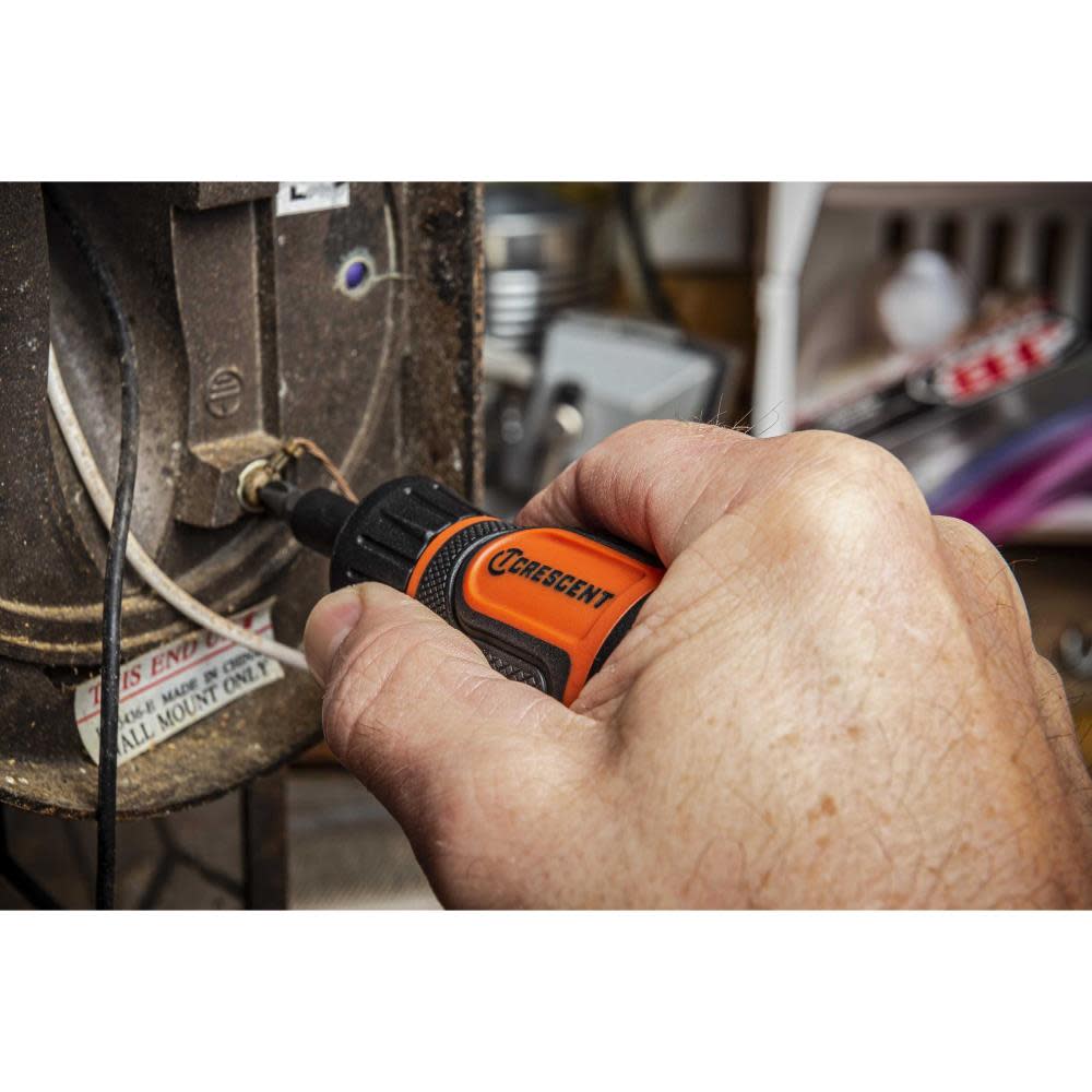 Crescent Stubby Ratcheting Multi Bit Driver 6 in 1 - Ascmtools