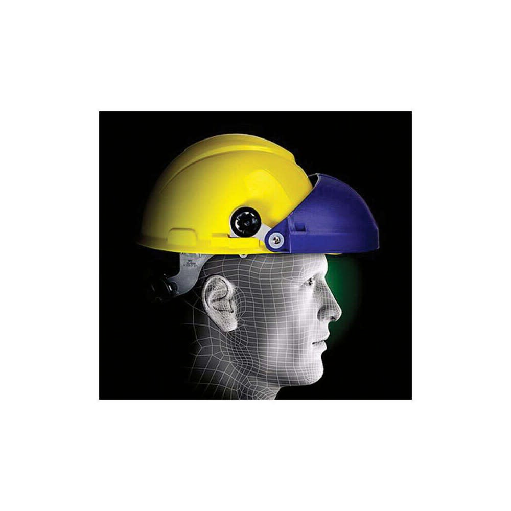 3M Blue Thermoplastic Cap Mount Hard Hat Headgear - Ascmtools