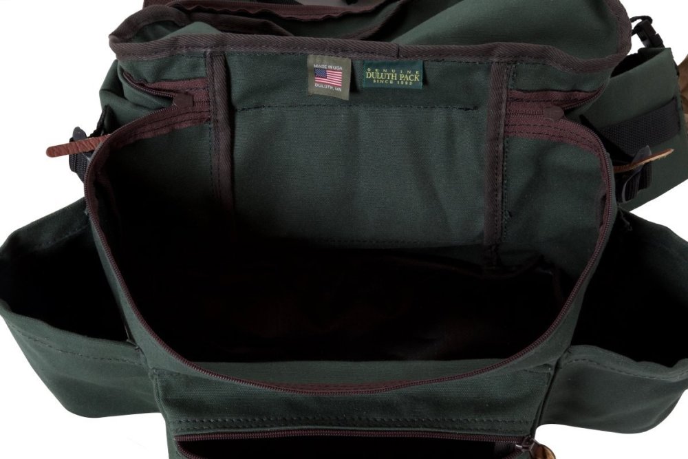 Duluth Pack 12 Liter Capacity Olive Drab Canvas All Day Lumbar Pack - Ascmtools