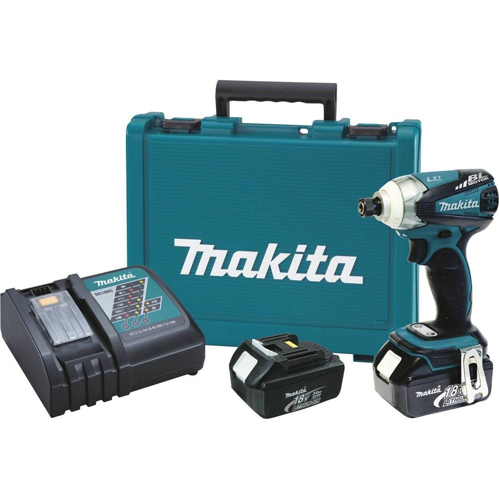 Makita 18V LXT Lithium-Ion Brushless Cordless 3-Speed Impact Driver Kit - Ascmtools