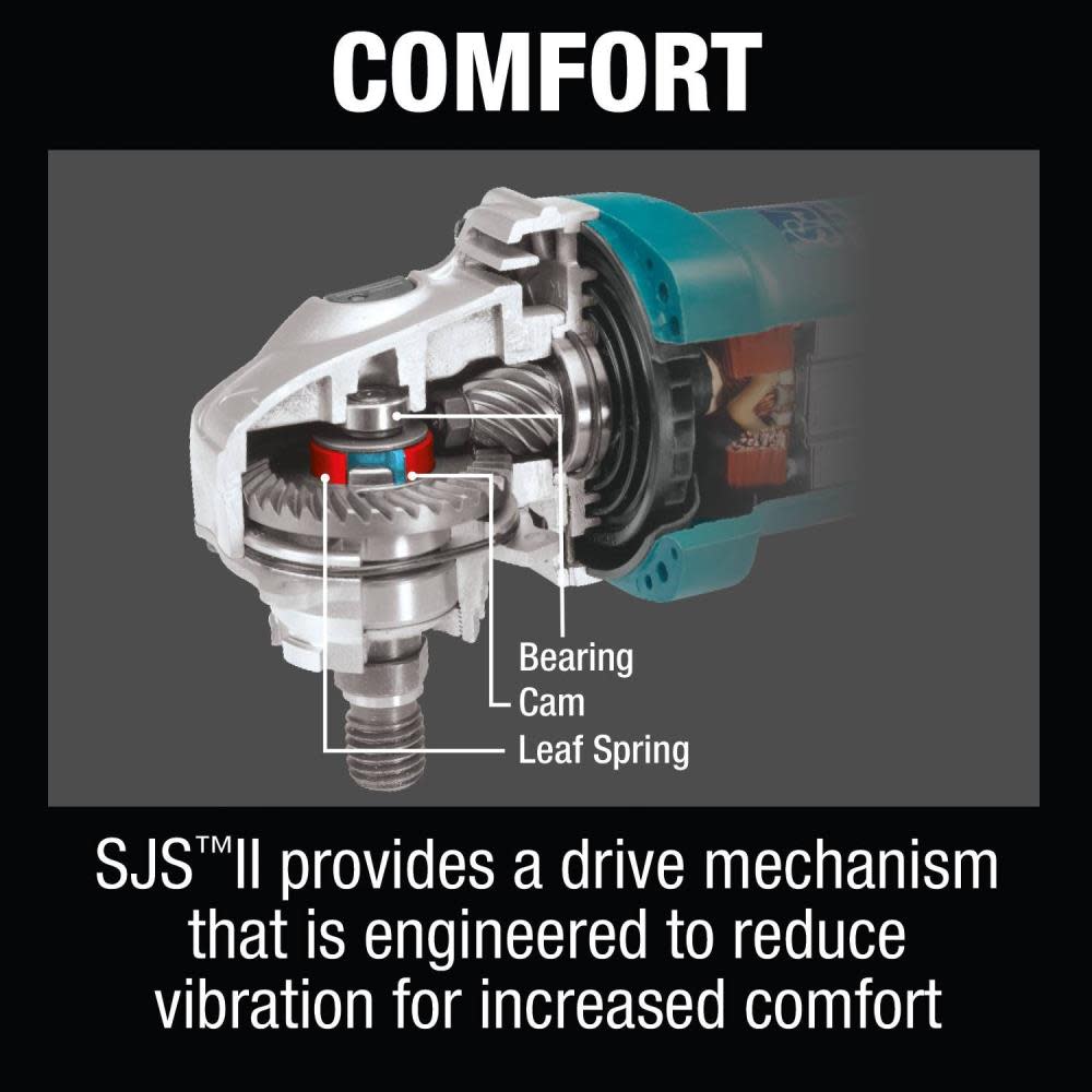 Makita 5″ Concrete Planer with Dust Extraction Shroud & Diamond Cup Wheel - Ascmtools