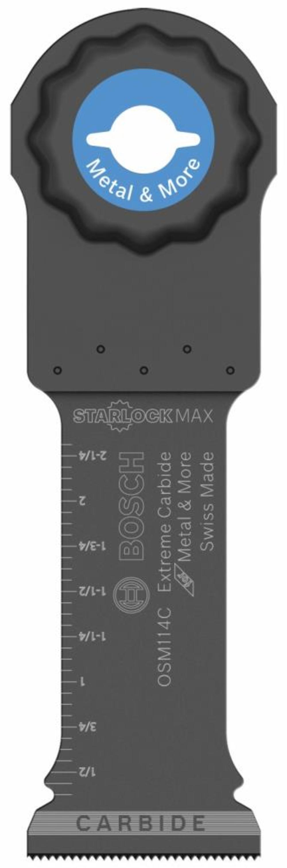 Bosch 1-1/4 In. StarlockMax Oscillating Multi Tool Carbide Plunge Cut Blade - Ascmtools