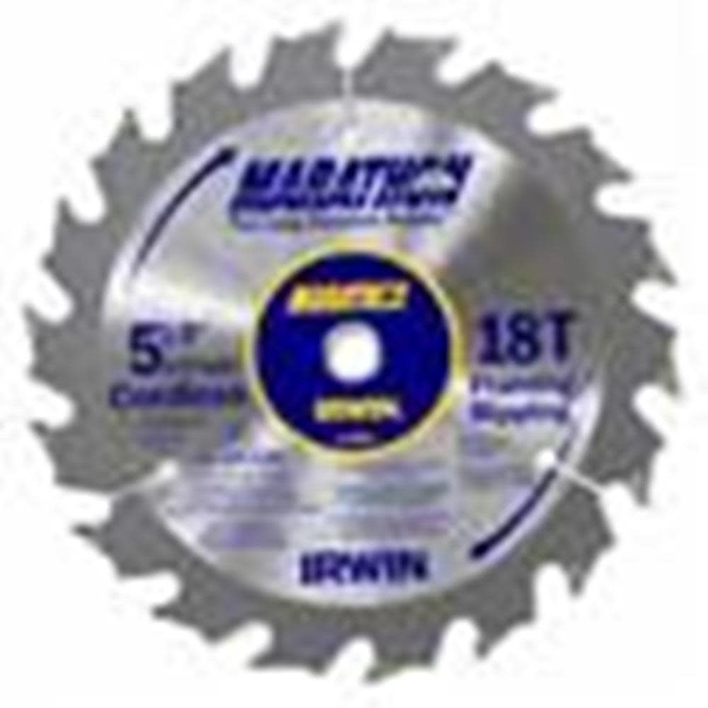 Irwin 5-3/8 In. 24T MARATHON Thin Kerf Carded Circular Saw Blade - Ascmtools