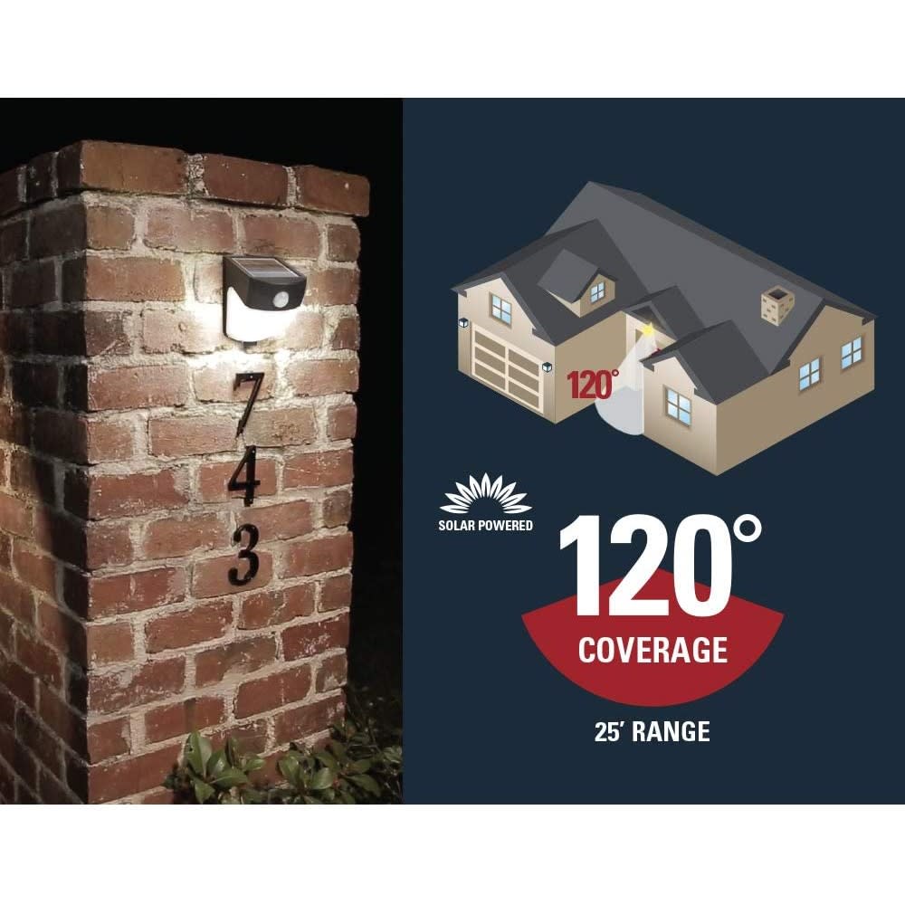 All-Pro All-Pro Floodlight 40W 300Lumens LED Motion Sensing Solar Powered - Ascmtools