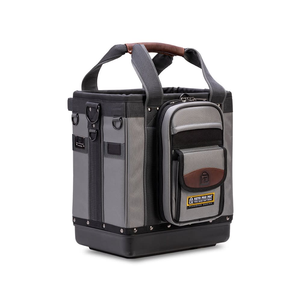 Veto Pro Pac 70 Lbs Large Gray Open Top Plumbing Bag - Ascmtools