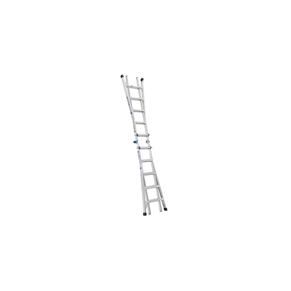 Werner 22 Ft. Reach Height Type IA Aluminum Multi-Position Ladder - Ascmtools
