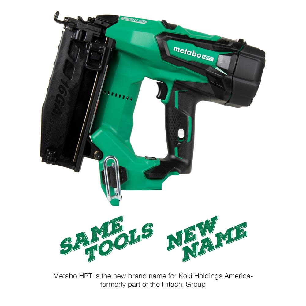 Metabo HPT 2 1/2″ 16 Gauge Straight 18V Finish Nailer Bare Tool - Ascmtools