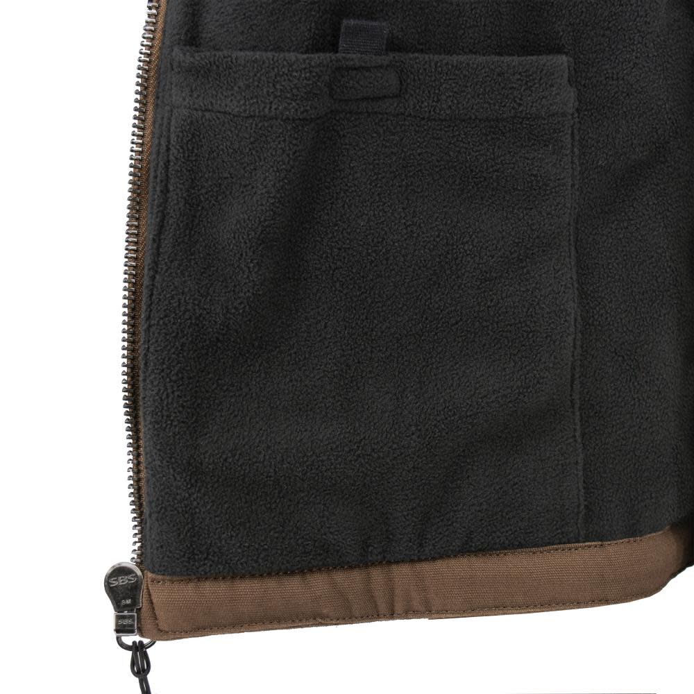 DEWALT Heavy Duty Heated Kit Tobacco Work Jacket Large - Ascmtools