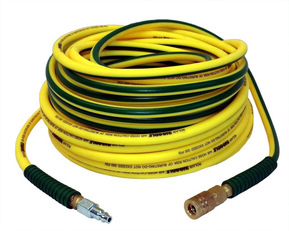 Rolair 1/4 In. x 100 Ft. Noodle Air Compressor Hose (incl. 1/4″ coupler/plug) - Ascmtools