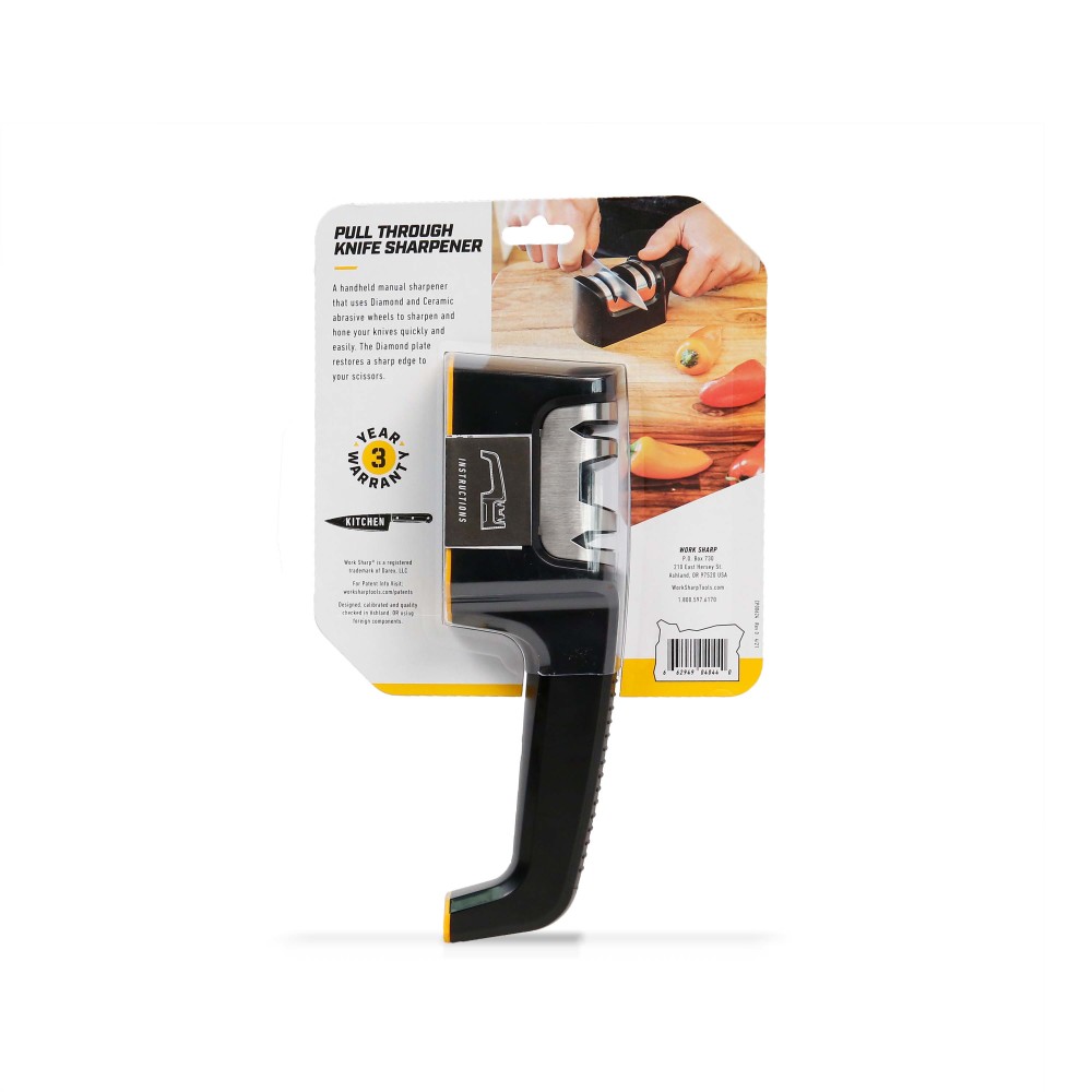 Work Sharp Handheld Manual Pull Through Kitchen Knife Sharpener - Ascmtools