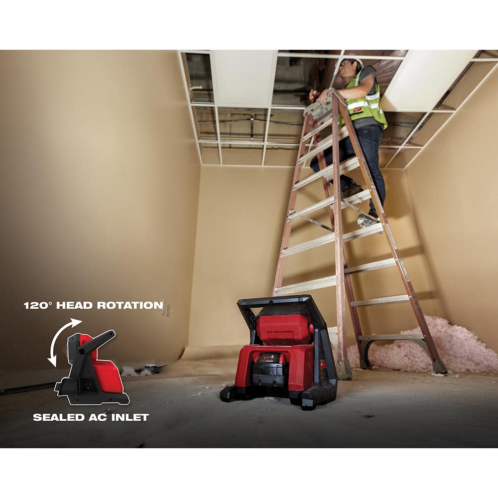 Milwaukee M18 ROVER Dual Power Flood Light Bare Tool - Ascmtools