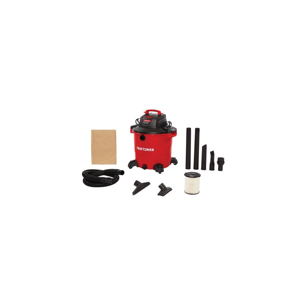 Craftsman Wet/Dry Vacuum 20 Gallon Corded 120V 6.5HP Peak - Ascmtools