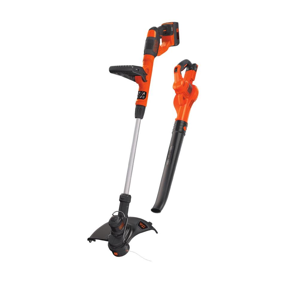 Black and Decker 40V Max* Cordless String Trimmer & Sweeper Combo Kit (LCC340C) - Ascmtools
