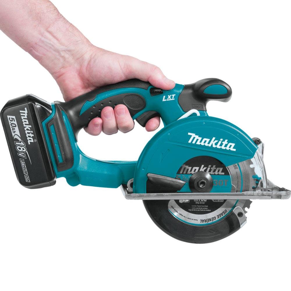 Makita 18V LXT Lithium-Ion Cordless 5-3/8 In. Metal Cutting Saw Kit (5.0Ah) - Ascmtools