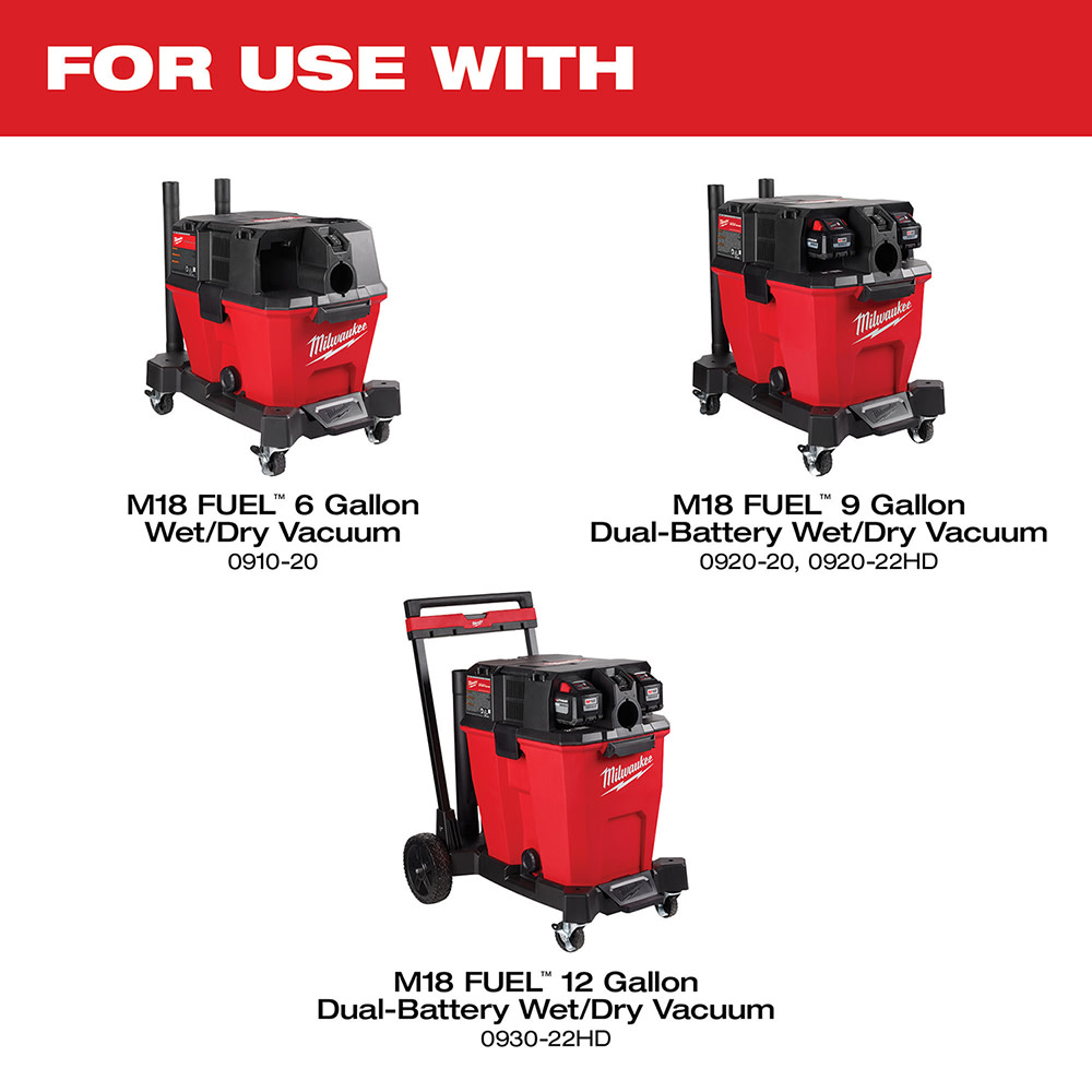 Milwaukee Large Wet/Dry Vacuum Foam Wet Filter - Ascmtools