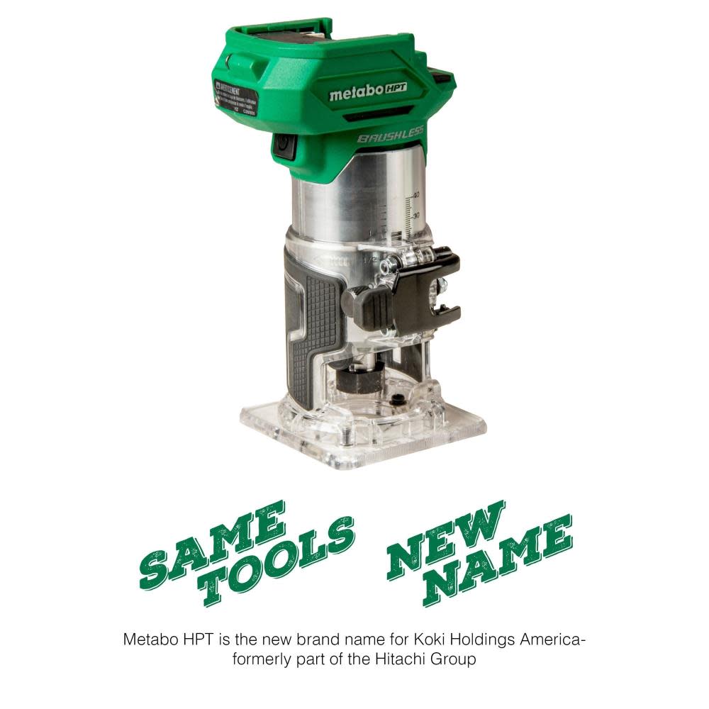 Metabo HPT 18V Cordless Trim Router Bare Tool - Ascmtools