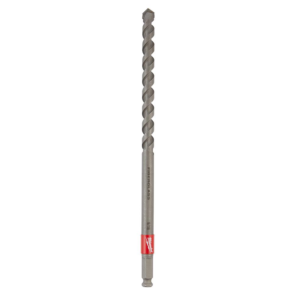 Milwaukee Shockwave Impact Duty Lineman Fiberglass Drill Bit 9/16″ x 12″ - Ascmtools