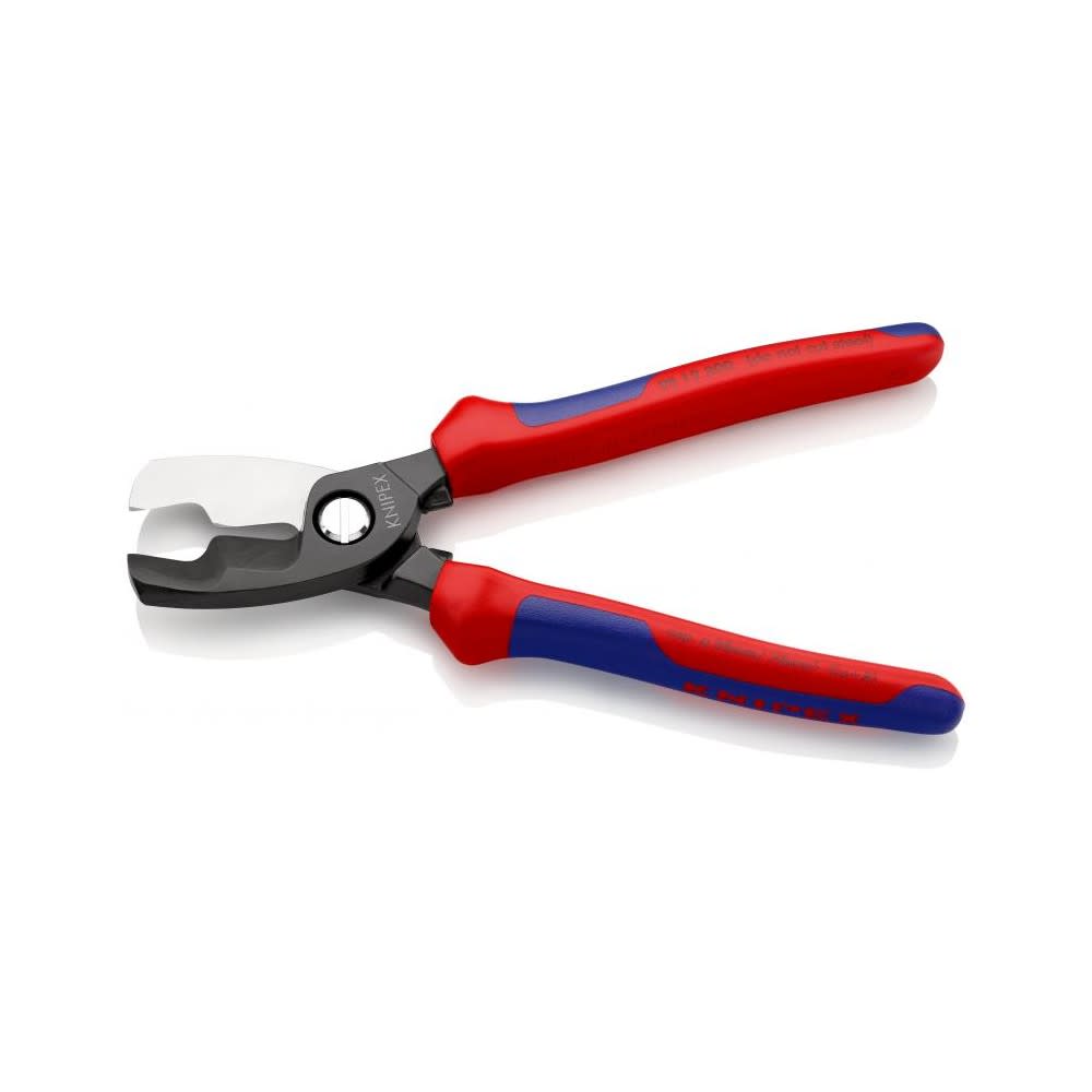 Knipex Cable Shears with Twin Cutting Edge 200 mm - Ascmtools