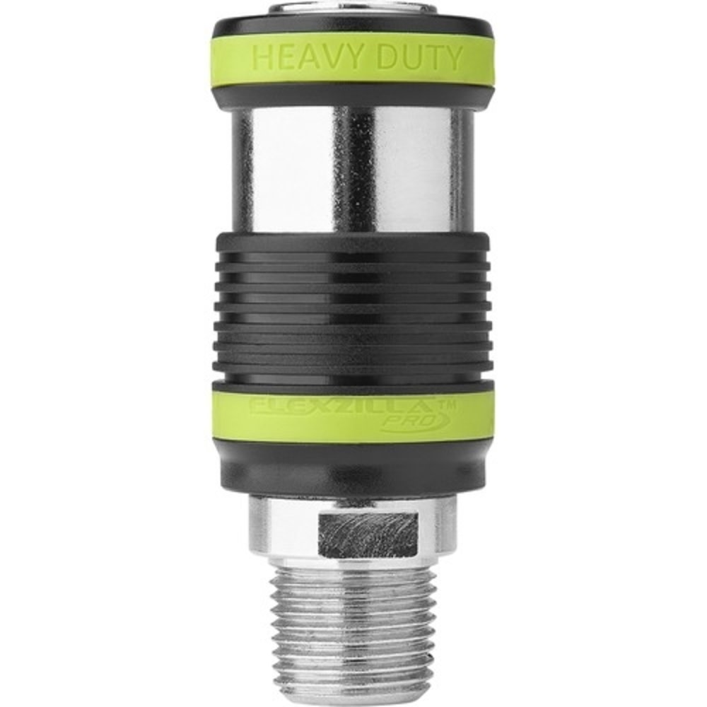 Flexzilla Pro Heavy Duty Safety Coupler 1/2″ MNPT 1/2″ Body - Ascmtools