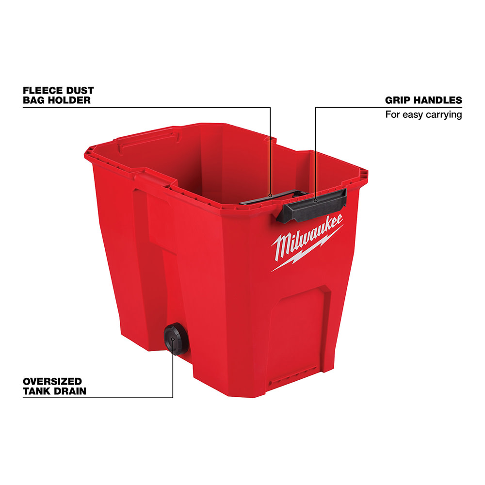 Milwaukee 12 Gallon Wet/Dry Vacuum Tank - Ascmtools