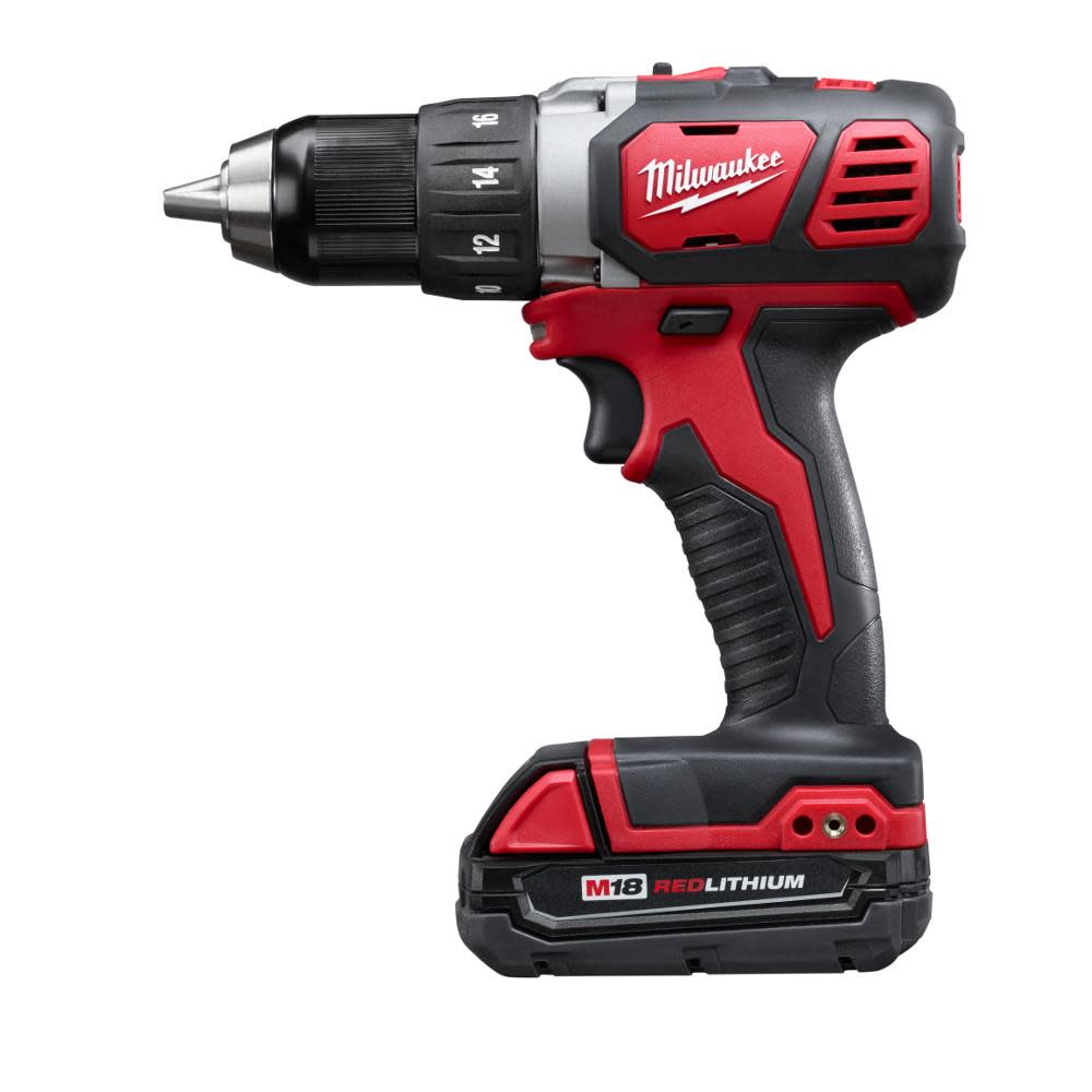 Milwaukee M18 Compact 1/2 In. Drill Driver Kit with Compact Batteries - Ascmtools
