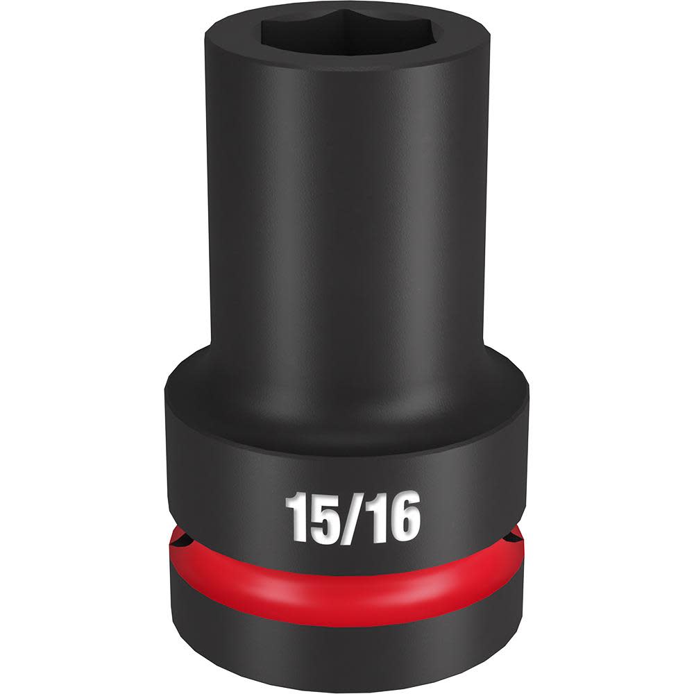 Milwaukee SHOCKWAVE Impact Duty Socket 1″ Drive 15/16″ Deep 6 Point - Ascmtools