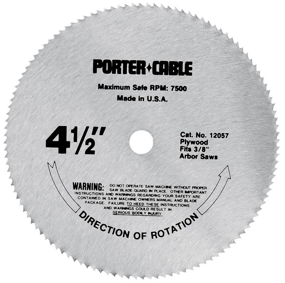 Porter Cable 4-1/2 In. Riptide Plywood Saw Blade - Ascmtools