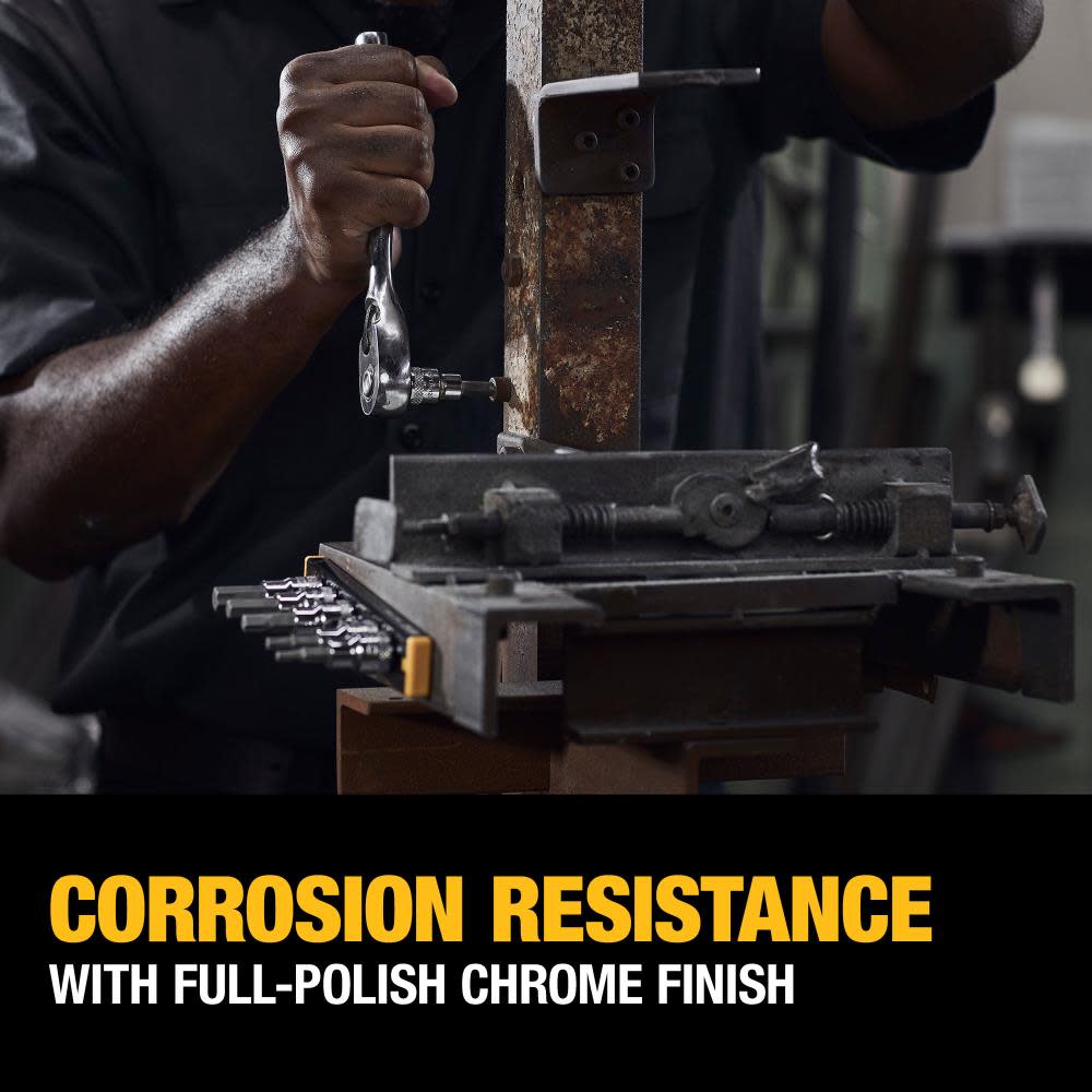 DEWALT SAE HEX Socket Set 3/8″ DRIVE 6pc - Ascmtools