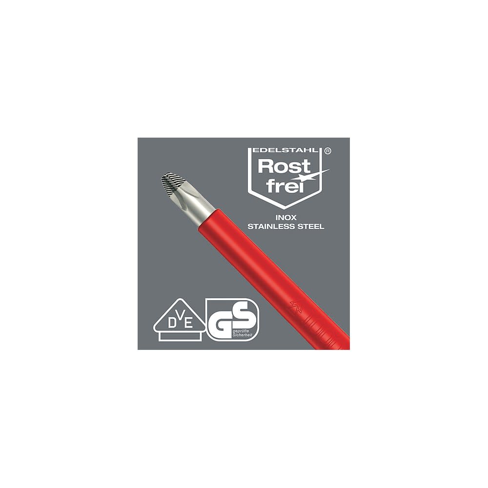 Wera Tools 3160I/3165I High Quality Kraftform Plus VDE Screwdriver Set - Ascmtools