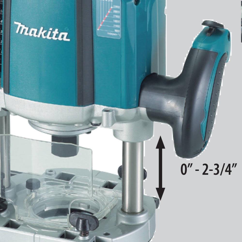 Makita 3-1/4 HP Plunge Router with Variable Speed - Ascmtools