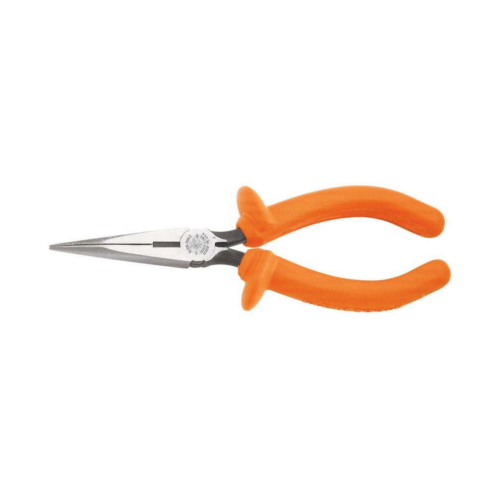 Klein Tools Long Nose Pliers Insul Cut 6″ L - Ascmtools