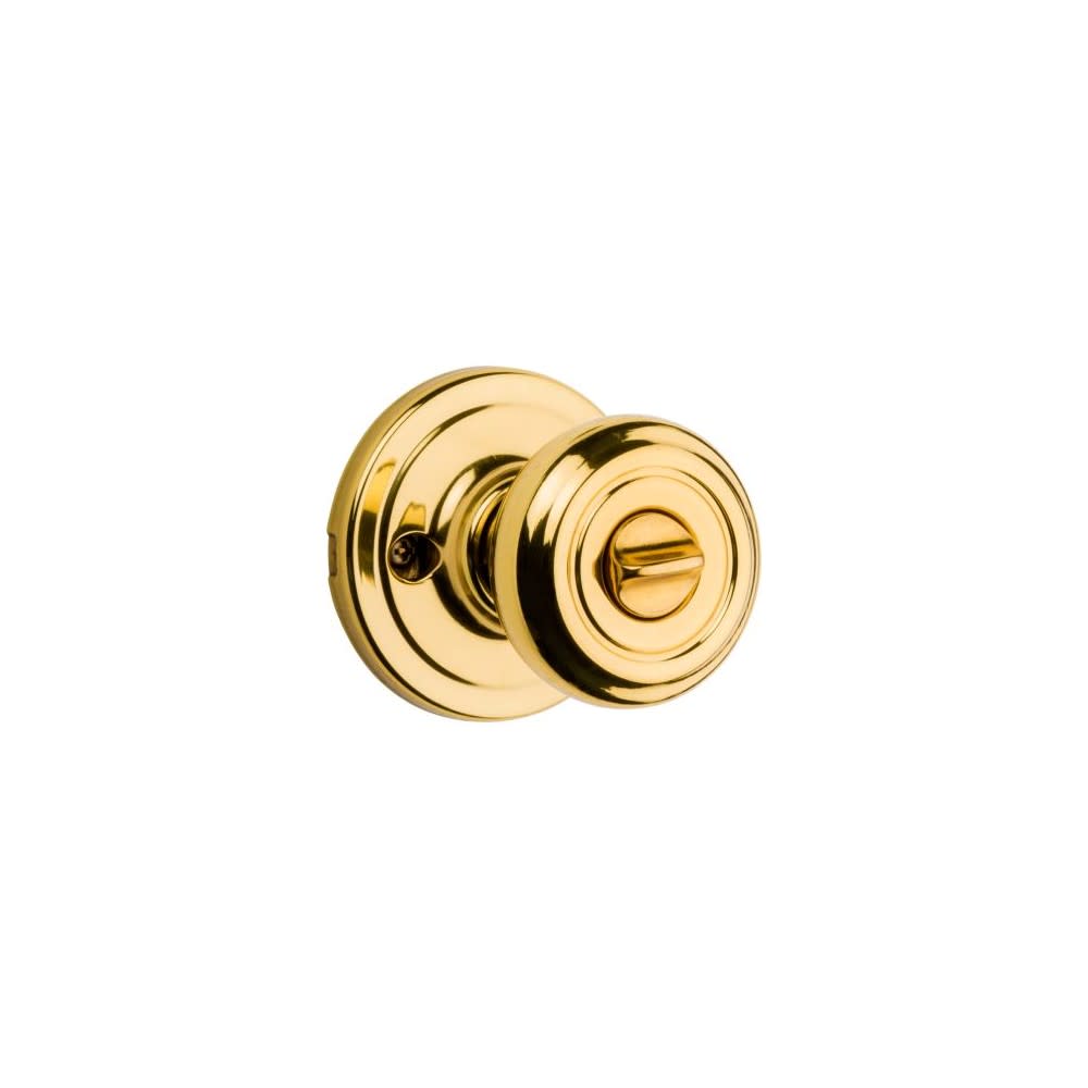 Kwikset Polished Brass Signature Series Keyed Entry Cameron Door Knob - Ascmtools