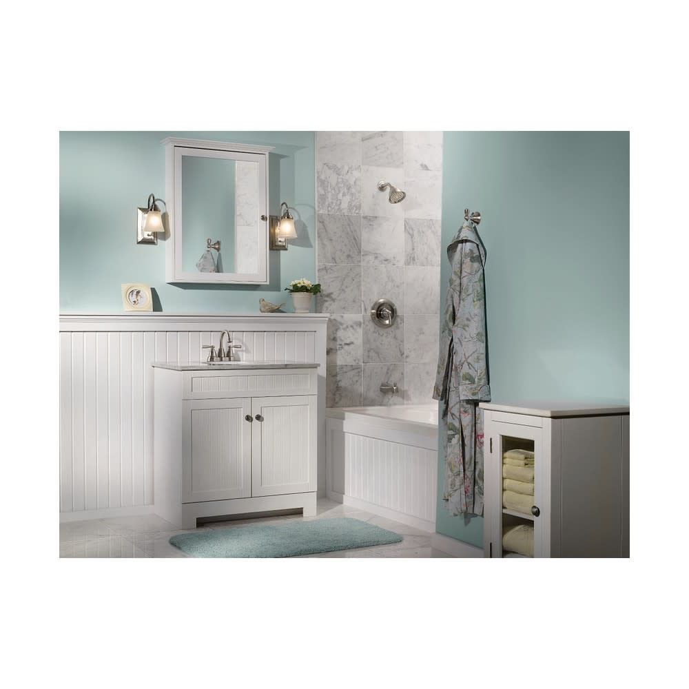 Moen Banbury Bathroom Faucet Spot Resist Nickel 2 Handle High Arc - Ascmtools