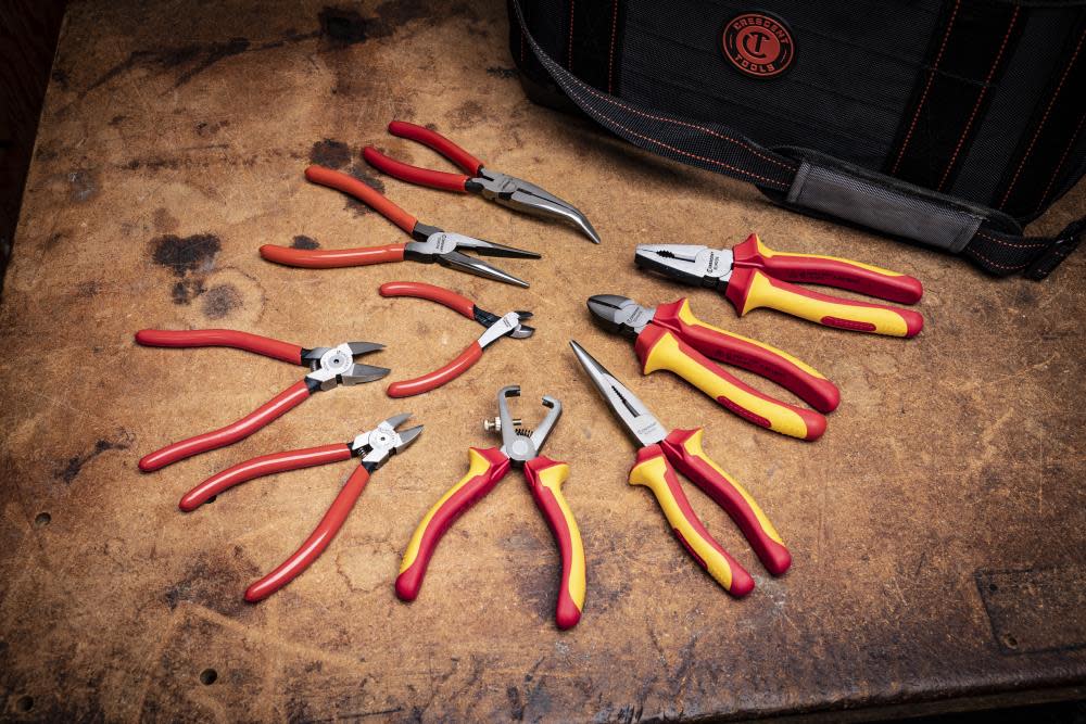 Crescent Plier 7″ Wire Stripper Dipped Grip - Ascmtools